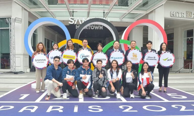8 ผู้สนับสนุนหลักอย่างเป็นทางการโอลิมปิก ปารีส 2024 ในประเทศไทย และสามย่านมิตรทาวน์ ผนึกกำลัง กกท. เปิดแลนด์มาร์กใหม่ ‘Olympic Park@Samyan Mitrtown’ ต้อนรับกองเชียร์ไทยทั่วประเทศ