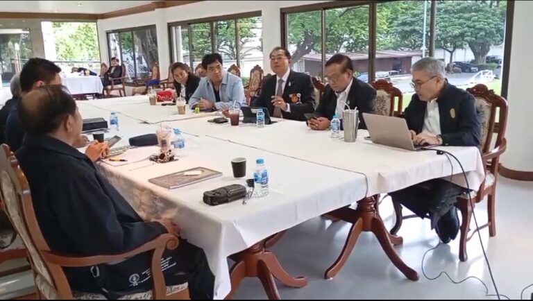 สว.อังกูร ประชุมแต่งตั้งคณะดำเนินงานและวิทยากรหลักสูตรผู้นำลูกเสือระดับความรู้ชั้นสูง เพื่อพัฒนาผู้นำลูกเสือรัฐสภาไทย