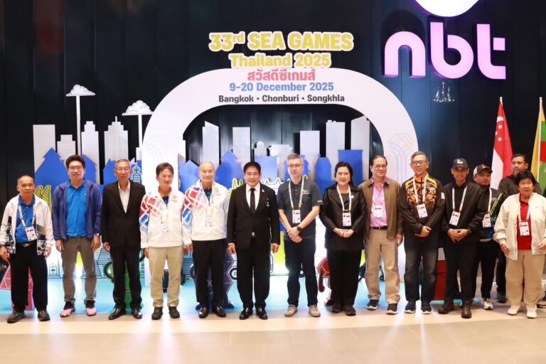 ‘รองนายกฯ ธรรมนัส’ ตรวจศูนย์ถ่ายทอด IBC–MPC ซีเกมส์ 33 กำชับ มาตรฐานออกอากาศระดับโลก