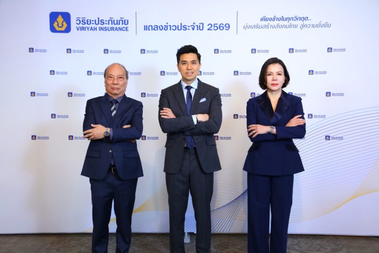 วิริยะประกันภัย โชว์แกร่งฝ่าวิกฤตท้าทาย พร้อมเดินหน้ายกระดับบริการอย่างต่อเนื่อง ตั้งเป้าปี 69 เบี้ยแตะ 4.4 หมื่นล้านบาท